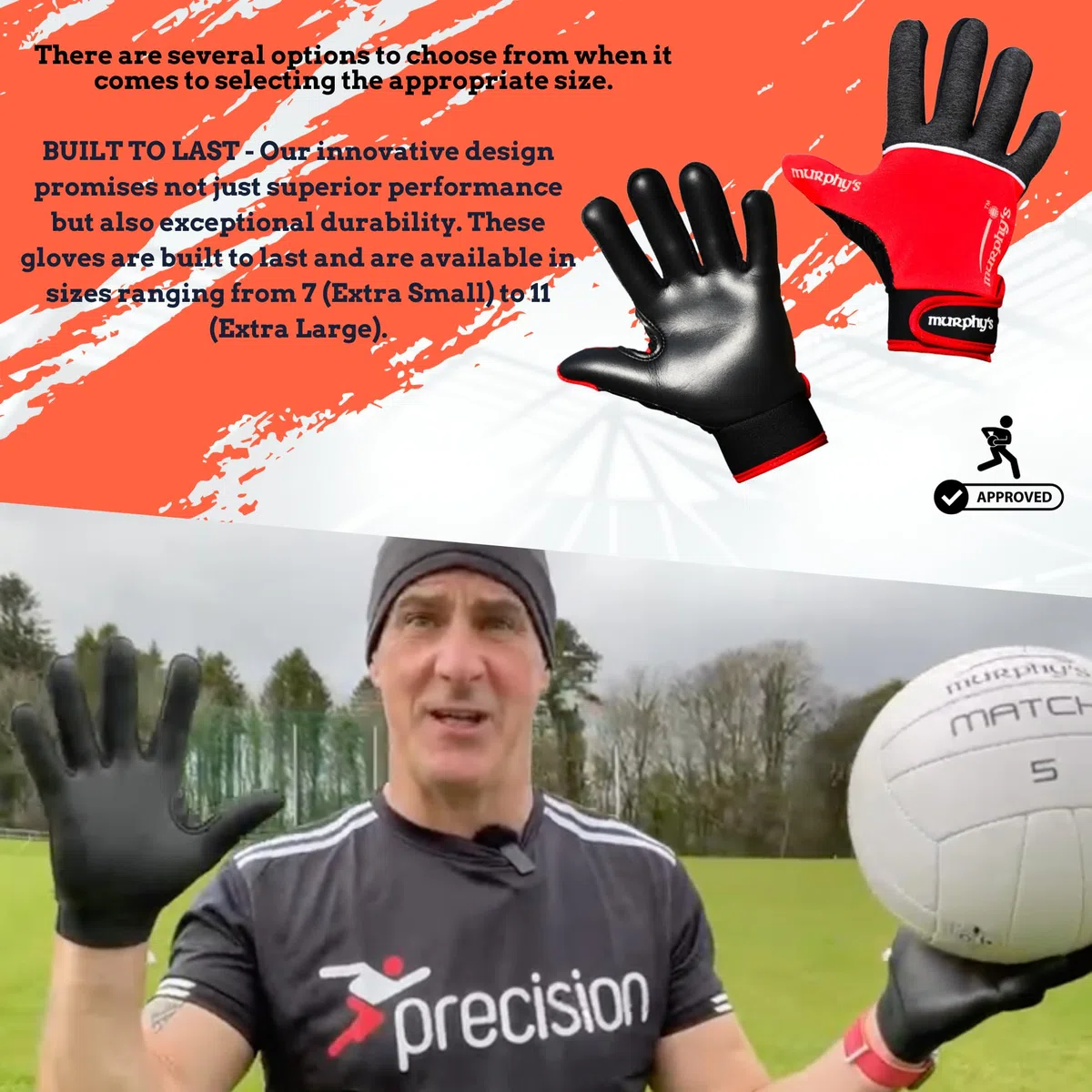 Murphy's Naturals Murphy's V2 Gaelic Gloves Guantes y Manoplas para Hombre, Unisex Adulto