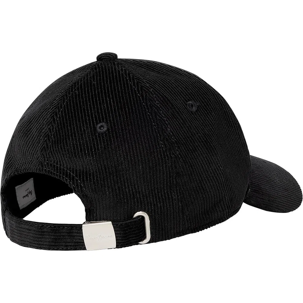 Pepe Jeans Ethan - Gorra de Pana para Hombre, Color Negro (Negro), Talla única, Negro (Negro), Talla única