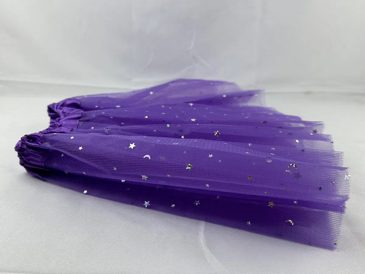 6 Piezas Falda Tutú Con Lentejuelas y 3 Capas de Tul, 6 Colores, Mini Tutú Para Niñas 2-8 Años, Fiestas, Carnavales, Cumpleaños, Halloween, Navidad, Disfraces