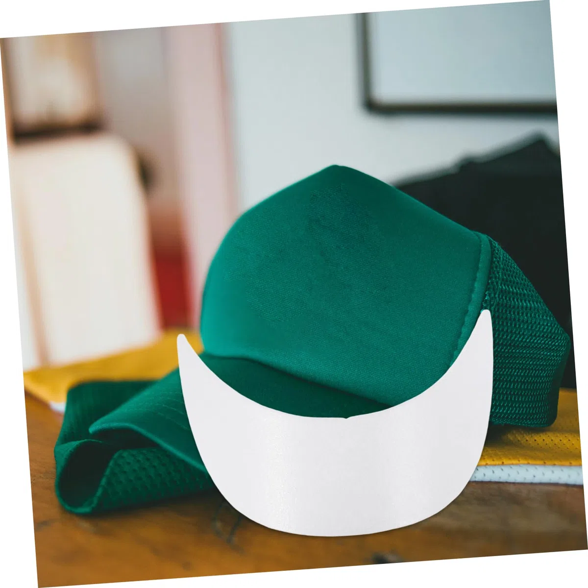 Homoyoyo Visera Solar de Repuesto para Gorra de Béisbol 15,4 X 5,2 Cm Plástico Color Claro 1,8 Mm Resistente Protección Solar para Niños Uso Exterior 20 Piezas para Fabricación