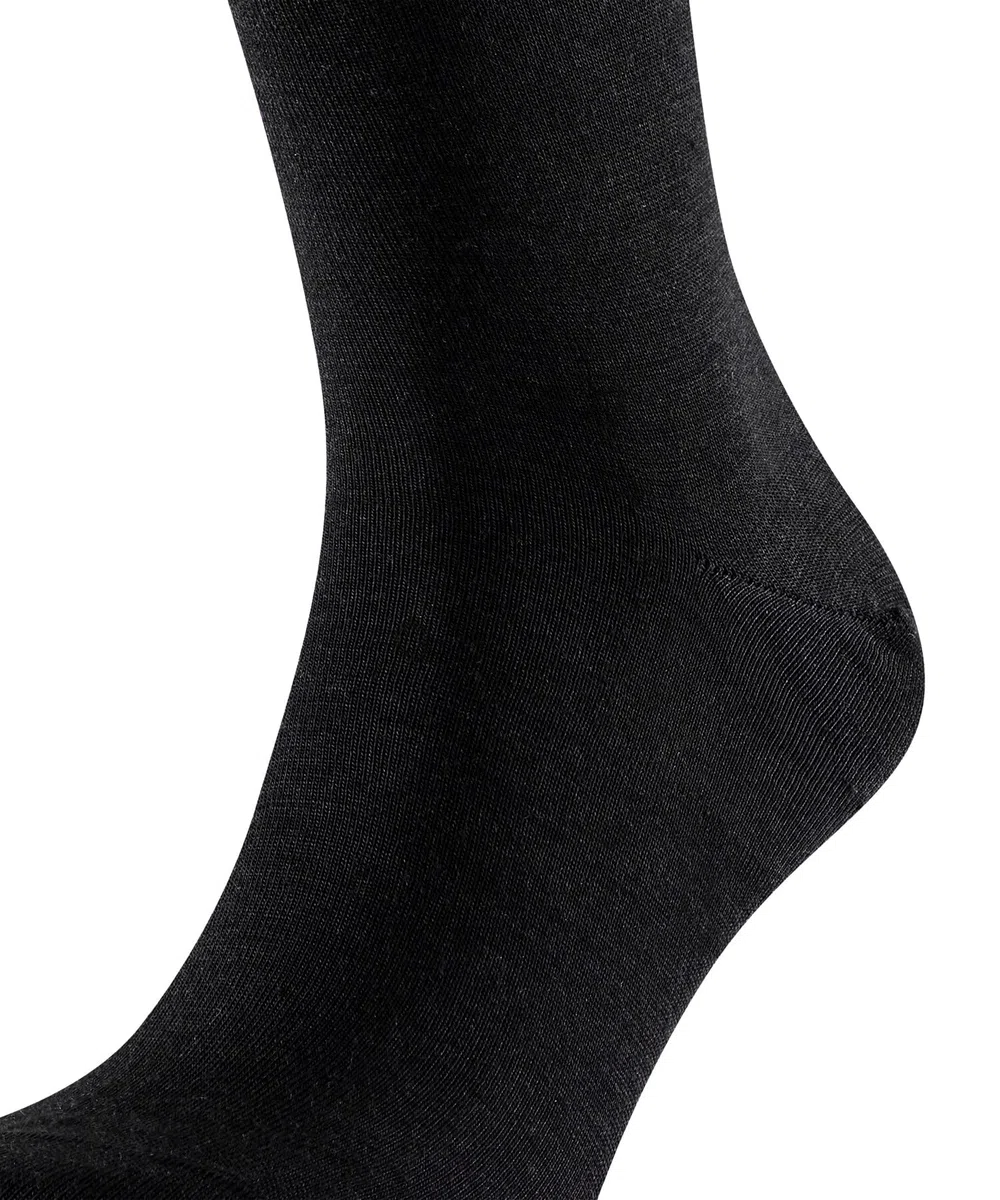 FALKE hombre Airport calcetines largos transpirable regulación del clima antiolores lana algodón largo plano delgado elegante costura plana en la zona de la punta 1 par