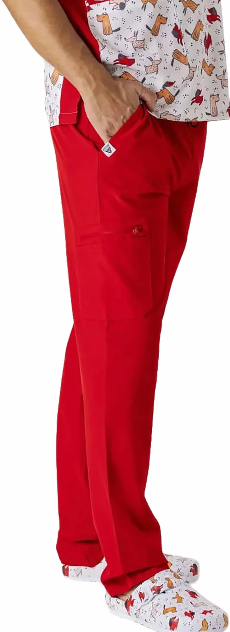 WORKTEAM Zuecos Sanitarios Estampados Ultraligeros De Eva con Hebilla Ajustable, Ergonómicos Y Anatómicos con Cámara Ortopédica para Un Confort Diario. Unisex