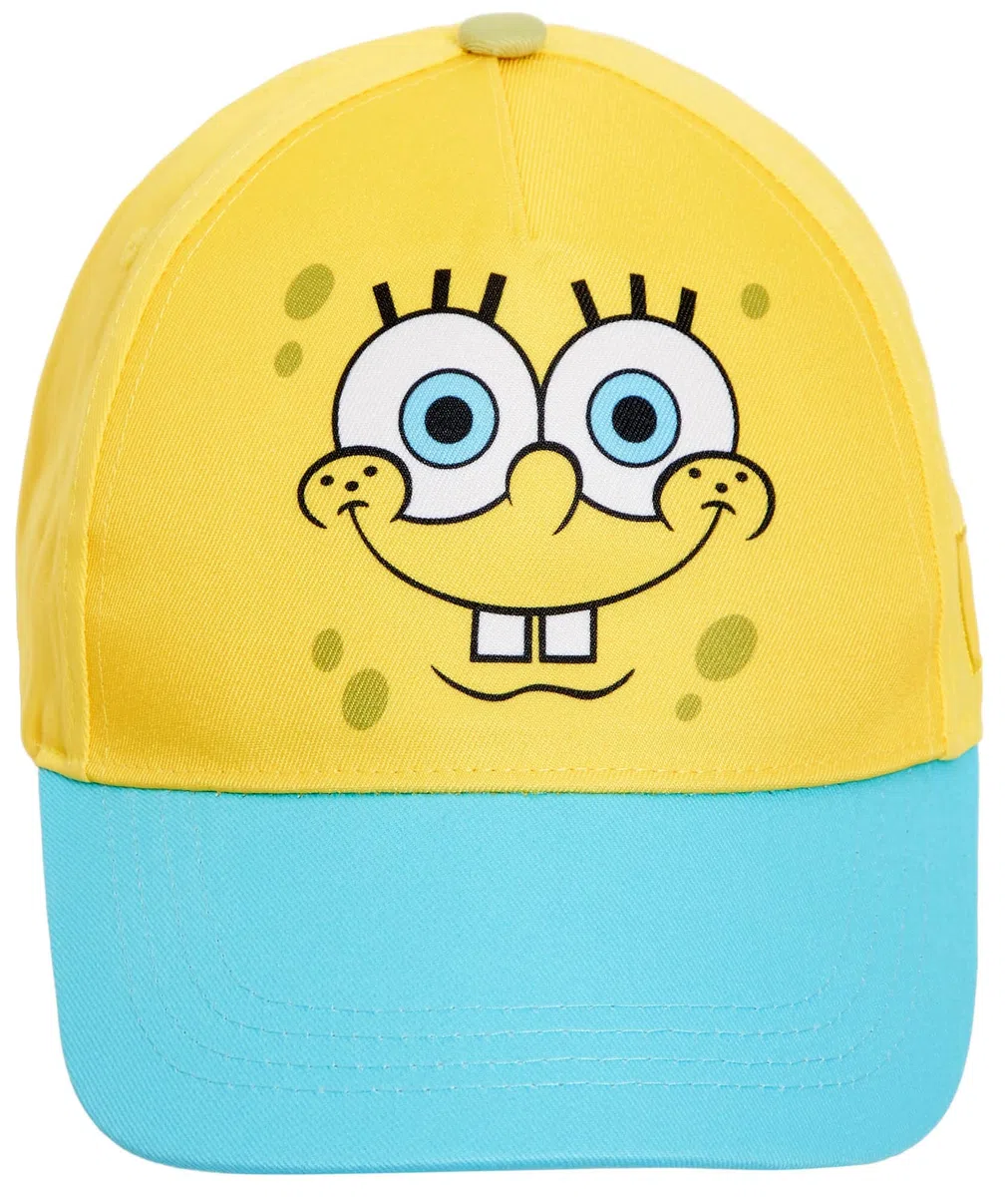 SpongeBob SquarePants Gorra de béisbol para niños, unisex, sombrero de verano ajustable