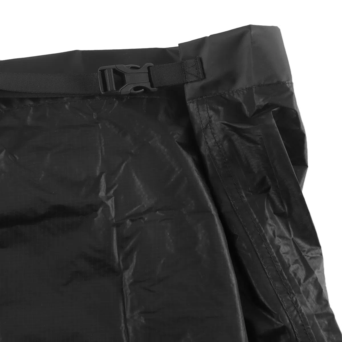Falda Impermeable Ultraligera De Nailon 150D, Impermeable, Ideal para Actividades Al Aire Libre como Montañismo, Acampada, Senderismo Y Pesca (Negra).