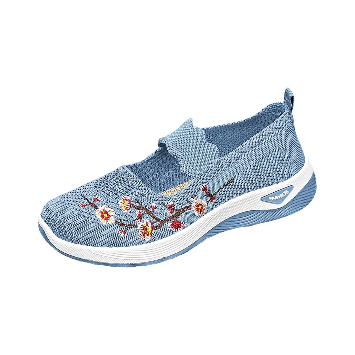 2026 Zapatos Ortopédicos Mujer Verano con Malla Zapatillas Comodos Ligeros sin Cordones Deporte Zapatillas Ortopédicas de Plataforma Transpirables Antideslizantes Soporte de Arco Sandalias Caminar