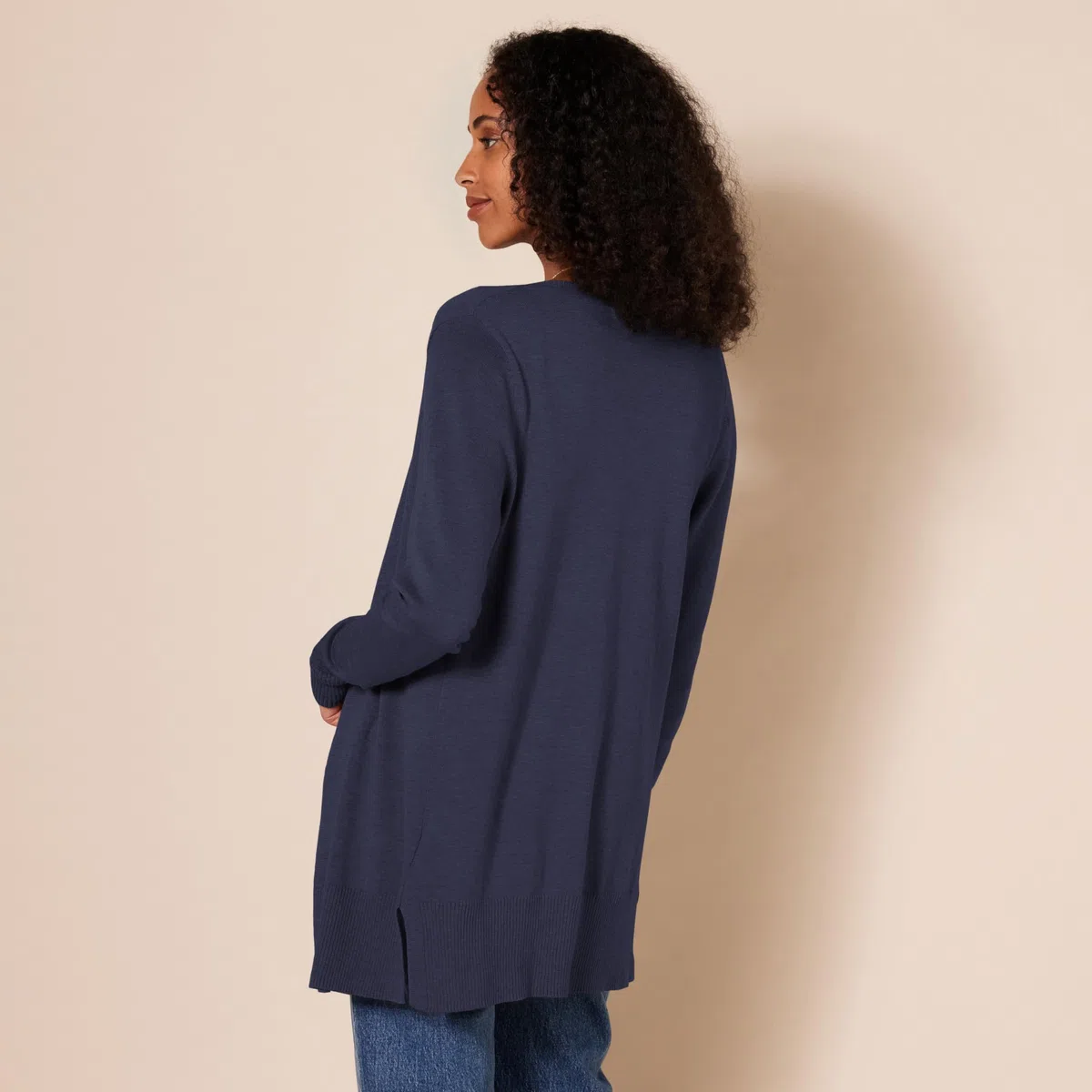 Amazon Essentials Mujer Jersey Ligero Abierto por Delante (Disponible en Tallas Grandes)