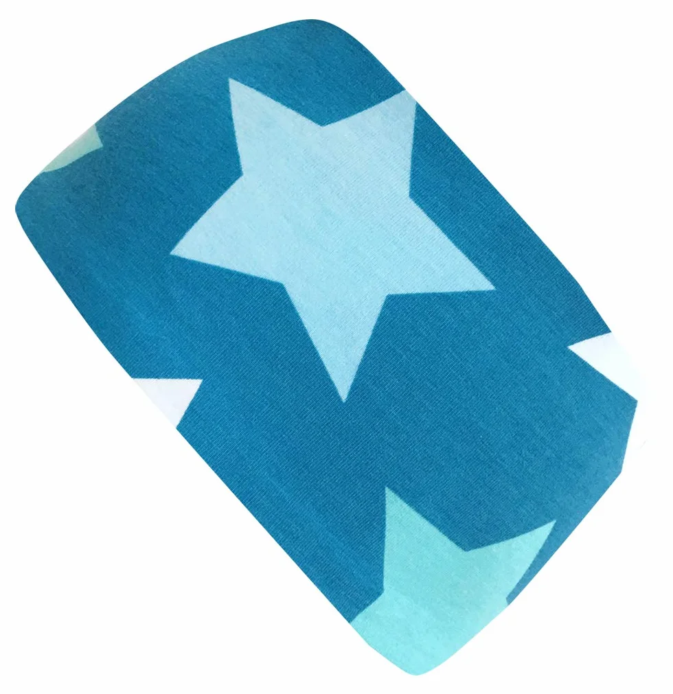 Wollhuhn - Cinta de pelo - para niño Azul Big Stars Petrol Talla única