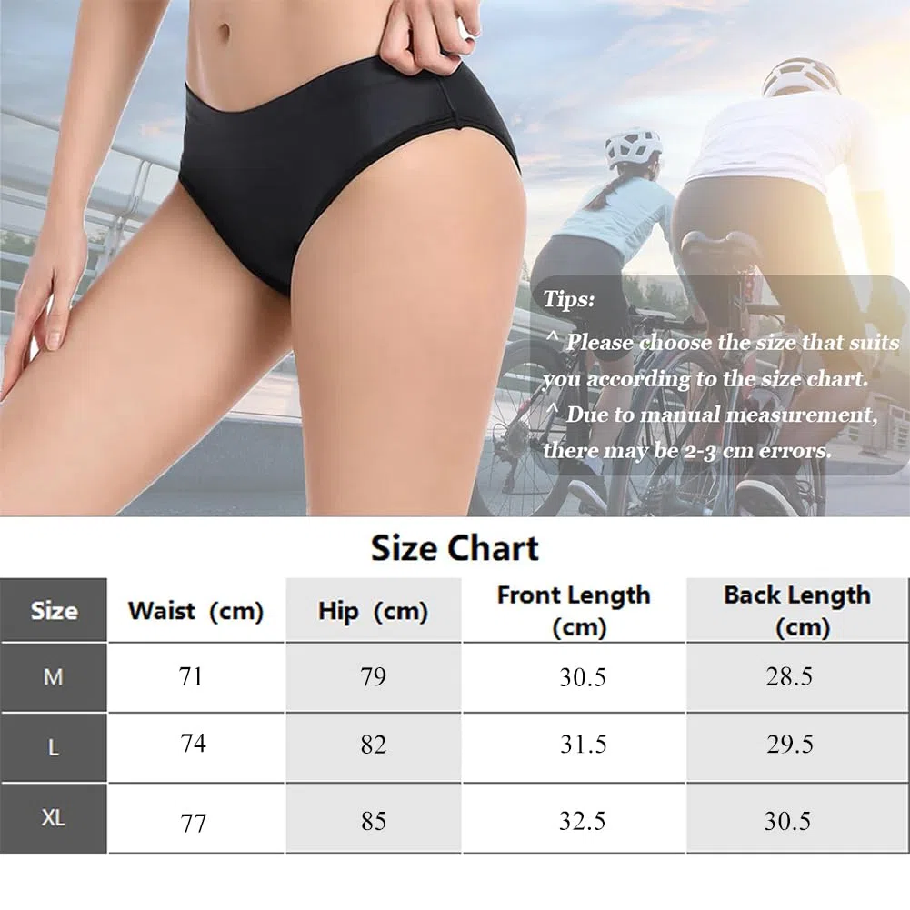 flintronic Pantalon Corto Ciclismo Mujer Acolchado 4D, Calzoncillos Ciclismo Mujer, Elásticos Transpirable Pantalones Cortos de Ciclismo, Pantalon para Ciclismo