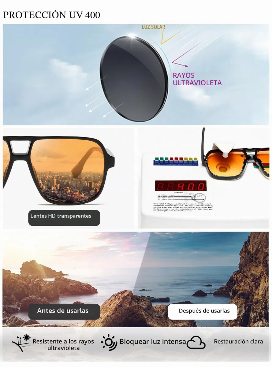 kimorn Gafas de sol para mujer y hombre, estilo retro, de gran tamaño, marco cuadrado, K1650