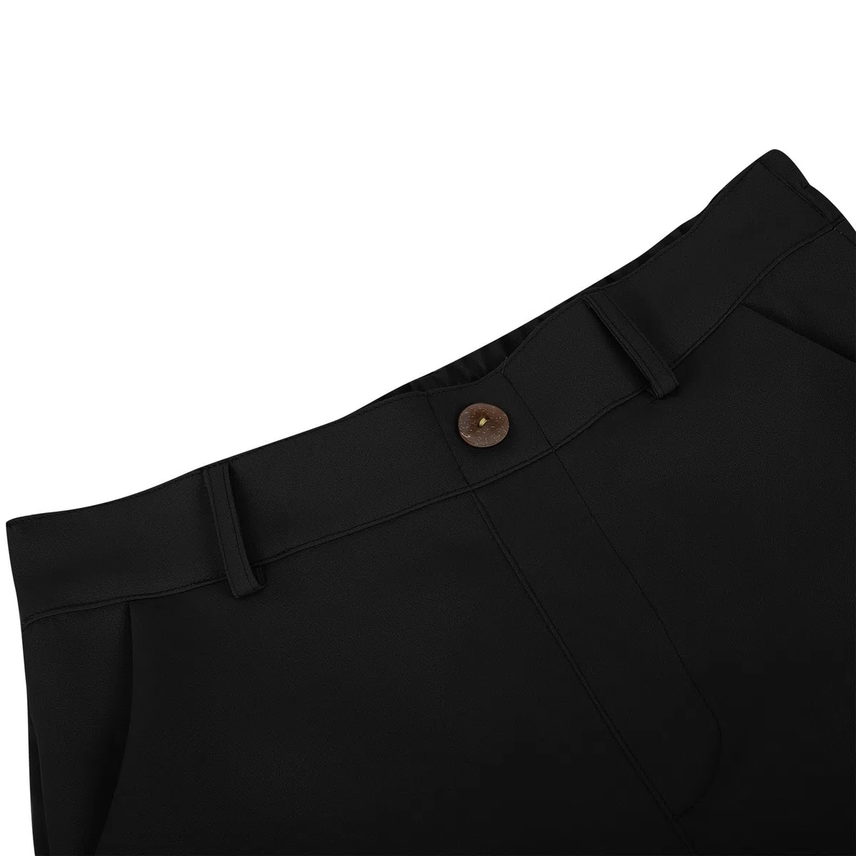 Generisch Pantalones de traje para niña de alta elasticidad con bolsillos, talla 5, 14 años