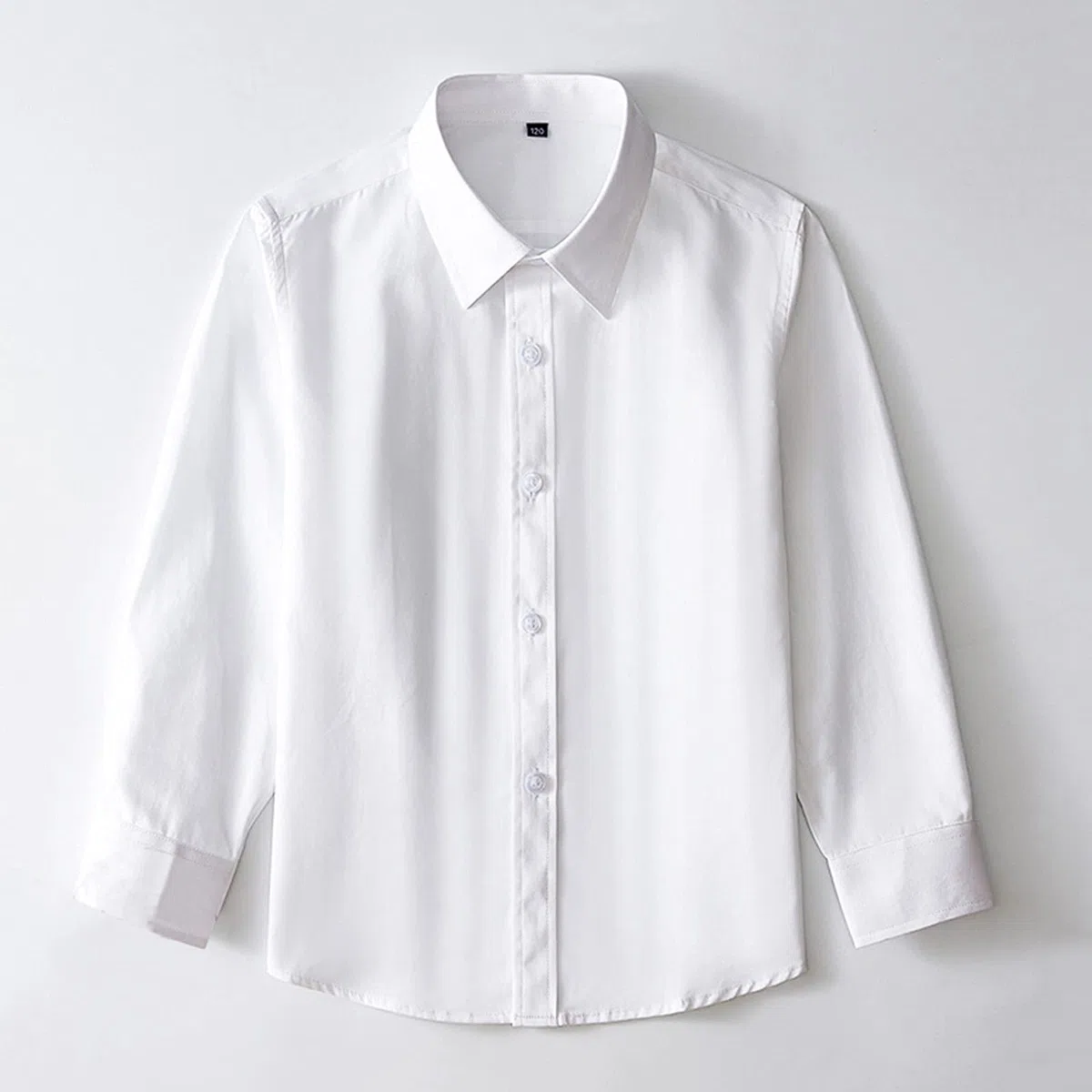2026 - Blusa de cintura para niñas y niños, botones formales para bebé, con camisas para niños, niñas blancas, macetas, camisa, estilo de camiseta