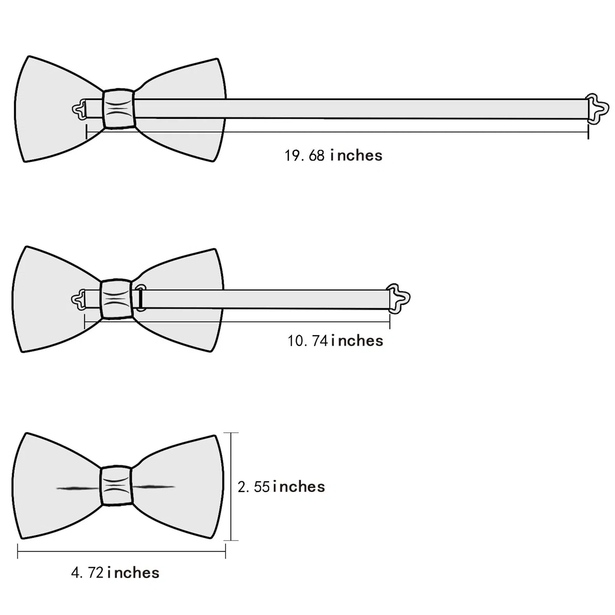 Barry.Wang Men's Paisley Silk Pre-tied Bow Tie Set Pocket Square and Cufflinks for Weddings and Formal Events