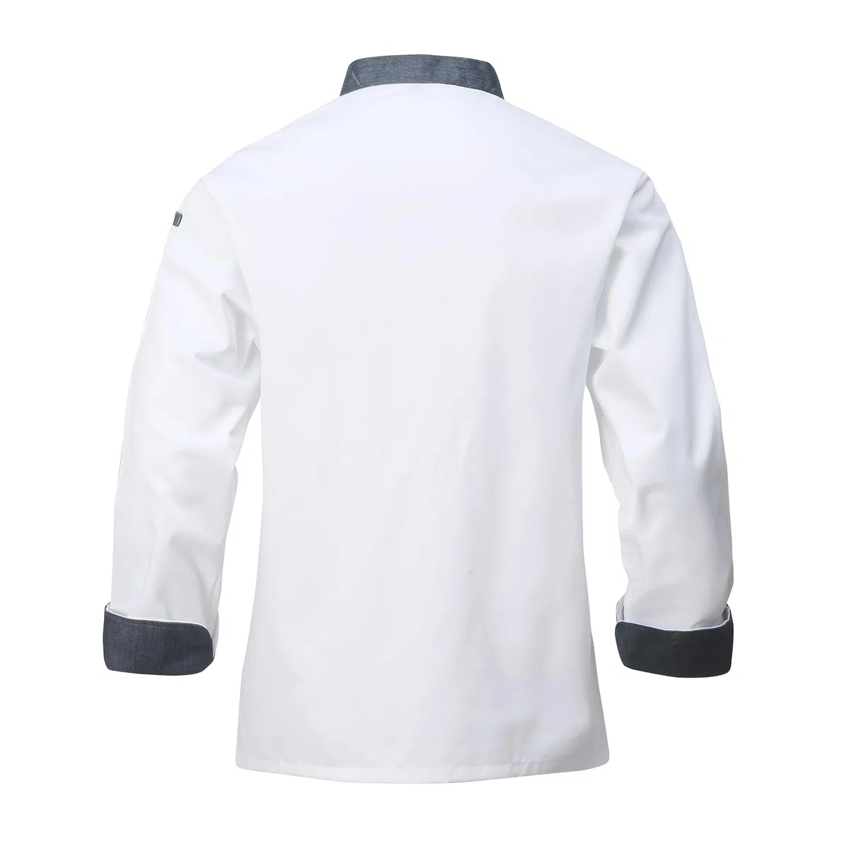 Chaqueta Chef Uniforme Manga Larga Ligero Cocinero Chaquetas Ajuste Moderno Cocina Restaurante