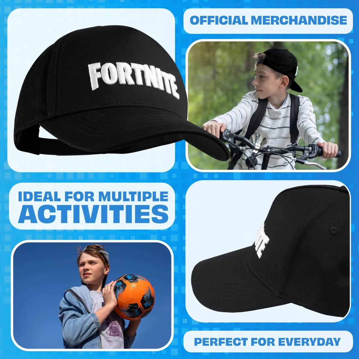 Fortnite Gorra Beisbol para Niño Adolescente Correa Ajustable Sombreros para el Sol con Visera Deportes Vacaciones Regalos Gamer