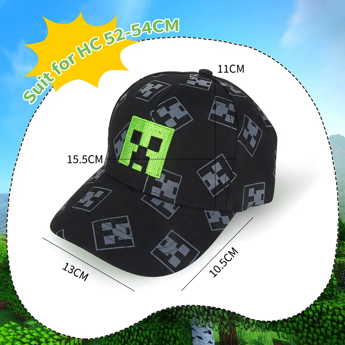 Gorras de Béisbol Niños, Creeper Gorra Ajustable de Algodón Transpirable Niño, Sombrero de Sol Niño Niña para Deportes, Exteriores y Uso Diario