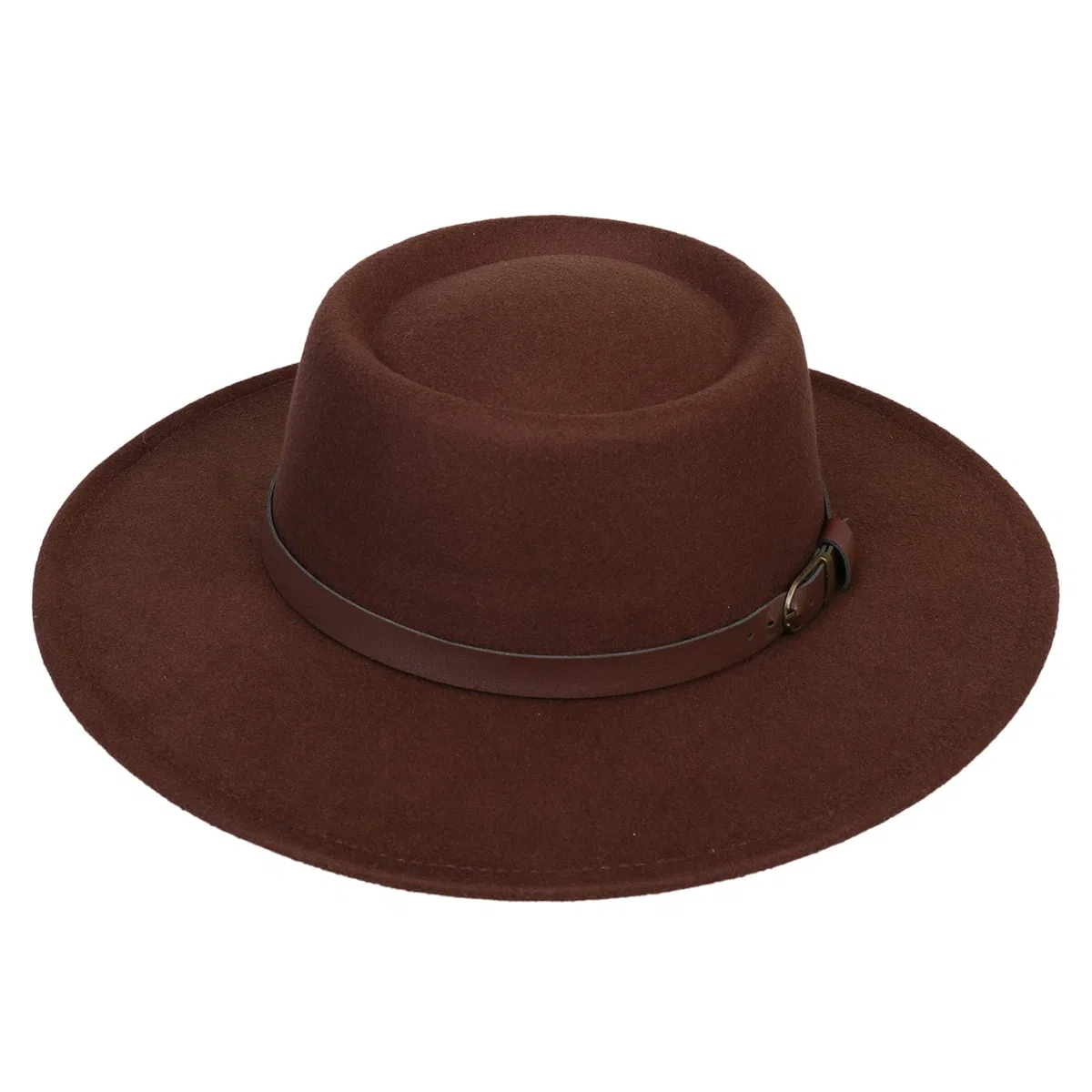 Sombrero de ala ancha vintage Fedora Floppy Sun - Fieltro de lana Playa Princesa Cloche Derby Bowler Iglesia Fiesta Bucket Sombreros