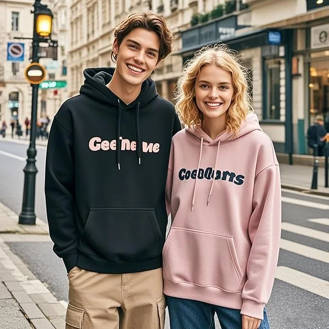 Sudadera con capucha personalizada, sudaderas a juego para parejas con foto y texto, diseño de doble cara, sudaderas personalizadas para mujeres/hombres, regalos de cumpleaños para novio y novia, S