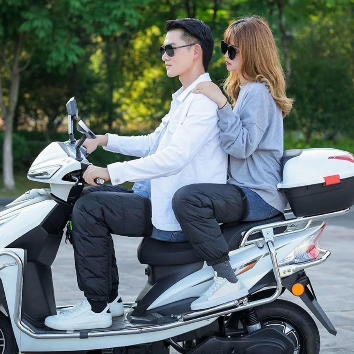 Manga para pierna, impermeable, resistente al viento, protectores de piernas de motocicleta, para motocicleta, esquí, snowboard, ciclismo, deportes al aire libre, bicicleta de invierno