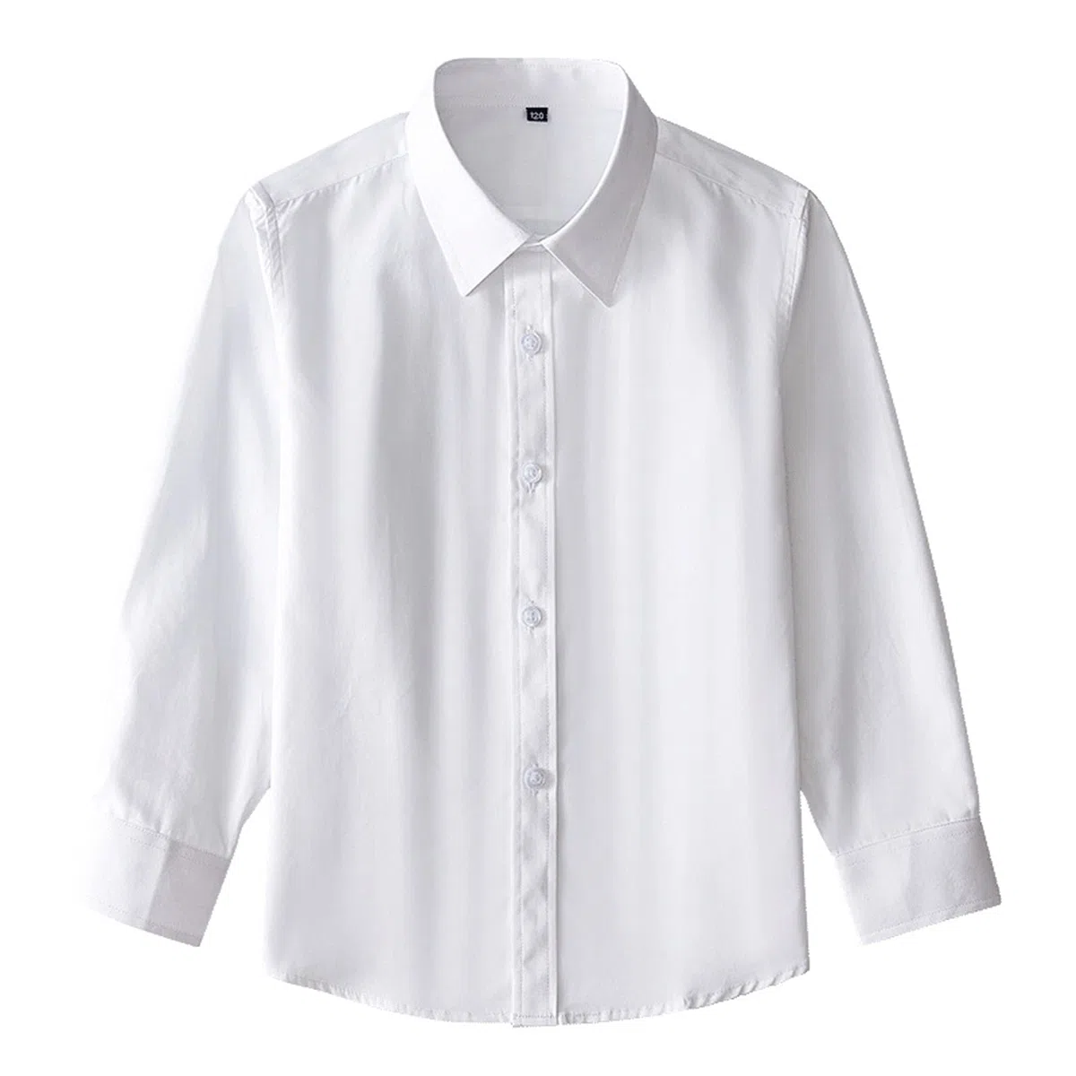2026 - Blusa de cintura para niñas y niños, botones formales para bebé, con camisas para niños, niñas blancas, macetas, camisa, estilo de camiseta