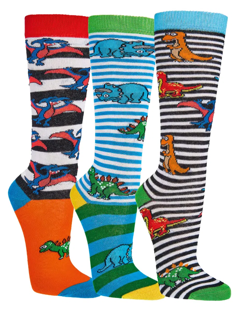 Wowerat Calcetines de algodón para niños y niñas, 3 unidades