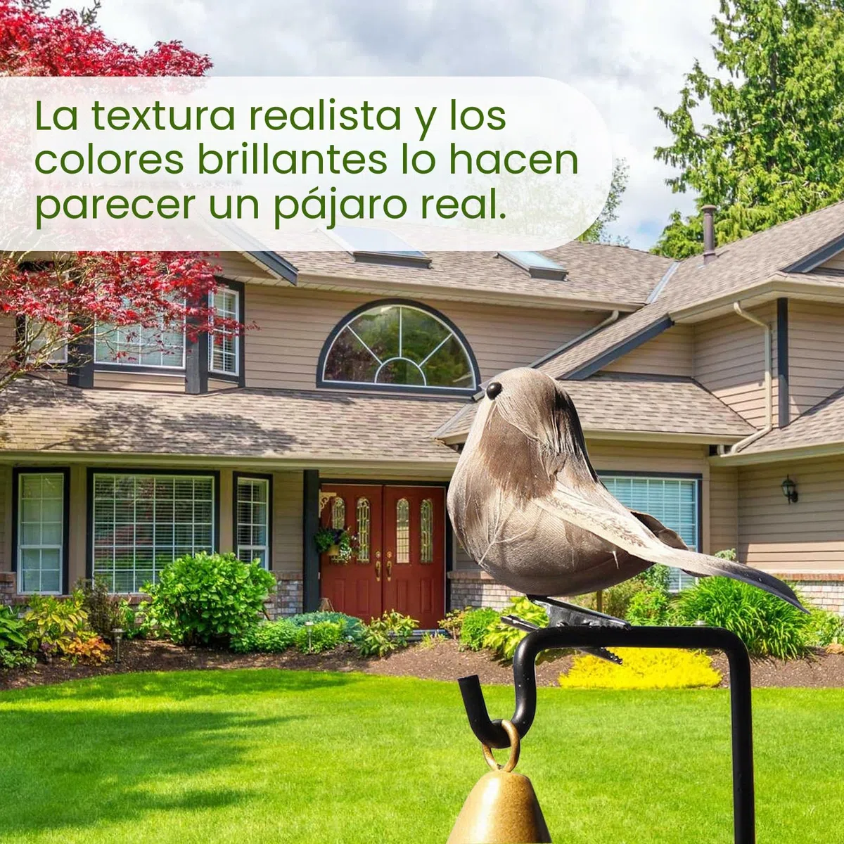 Tina.Win Pajaros Decorativos con Pinza 6 Pcs，PáJaros De ImitacióN con Plumas，PáJaro Artificial para Manualidades DIY DecoracióN JardíN Casa Adorno De Fiesta Boda
