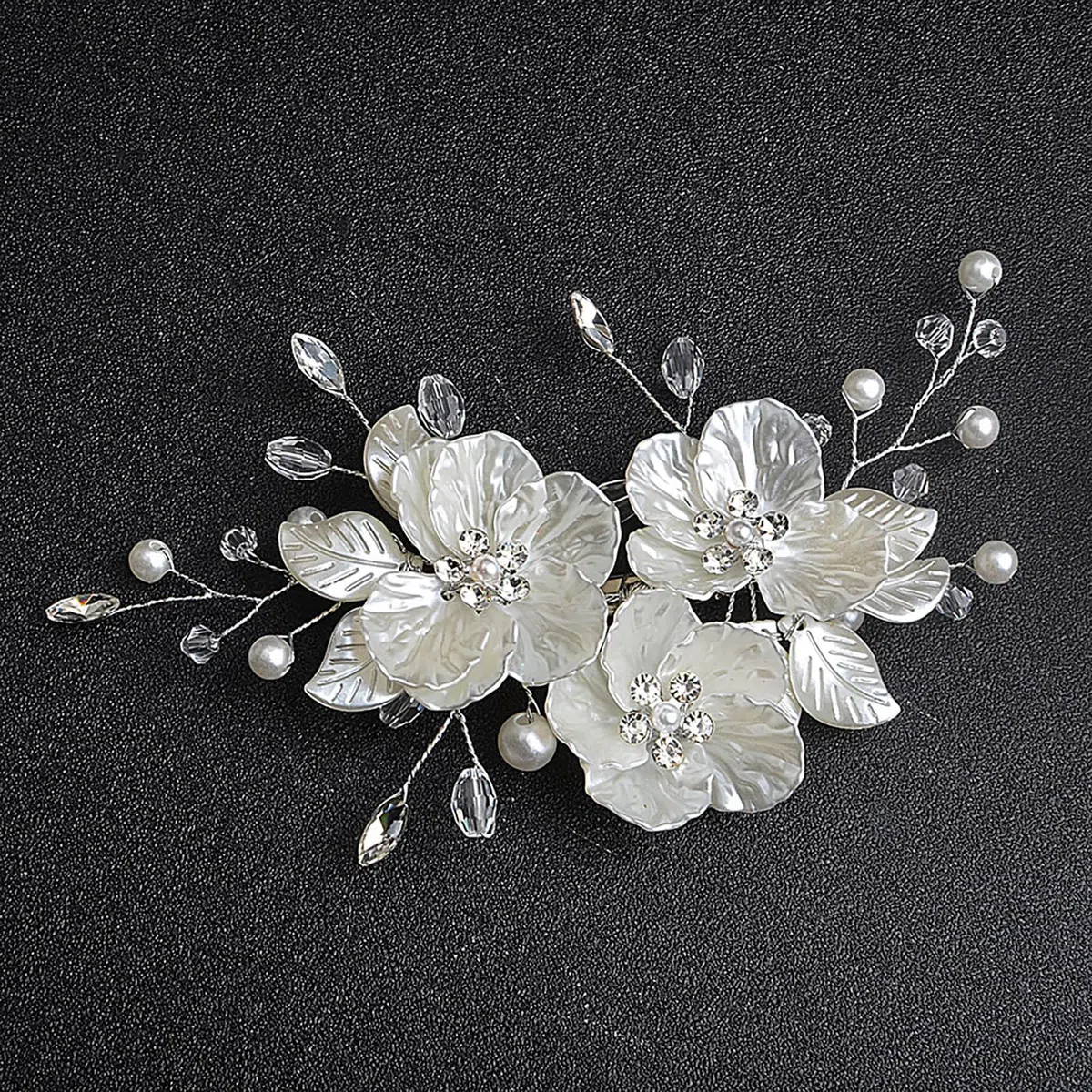 Tocado de boda para novia, accesorio para el pelo de novia, accesorio para el cabello para mujeres y niñas