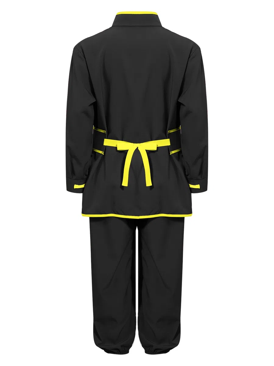 Runhomal Conjuntos Artes Marciales Ropa Unisex Niños Niños Niñas Uniformes Tradicionales Chino Tai Chi Chino Kung Fu