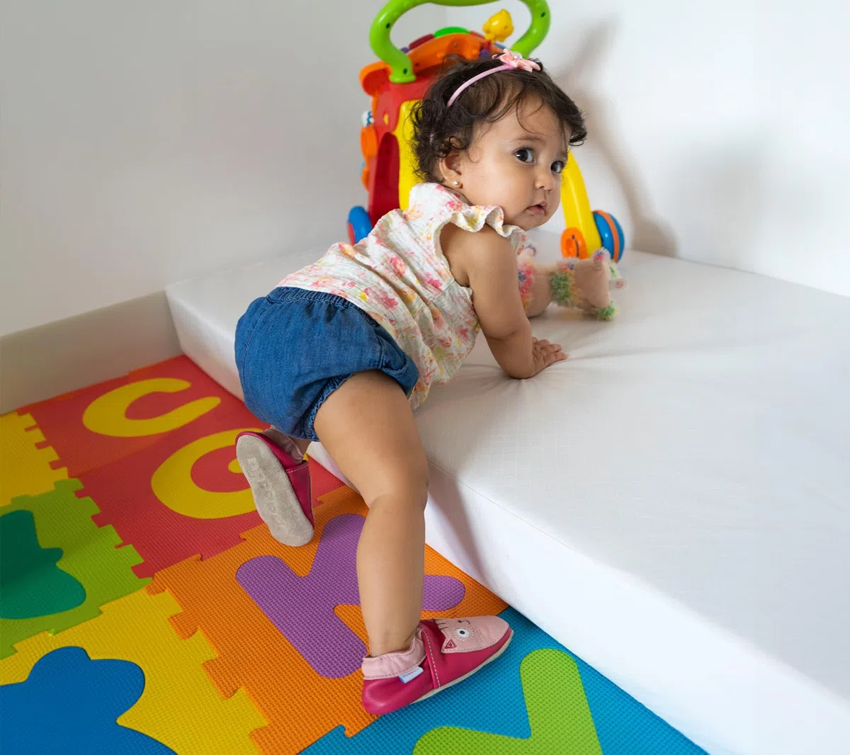 Dabadu Zapatitos Bebe en Cuero con Suela Blanda - Calzado Bebe - Patucos Bebés - Zapatos Primeros Pasos