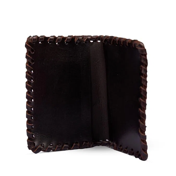 Tarjetero de cuero hecho a mano para mujer y hombre | Cartera pequeña para tarjetas | Hecho a Mano en España