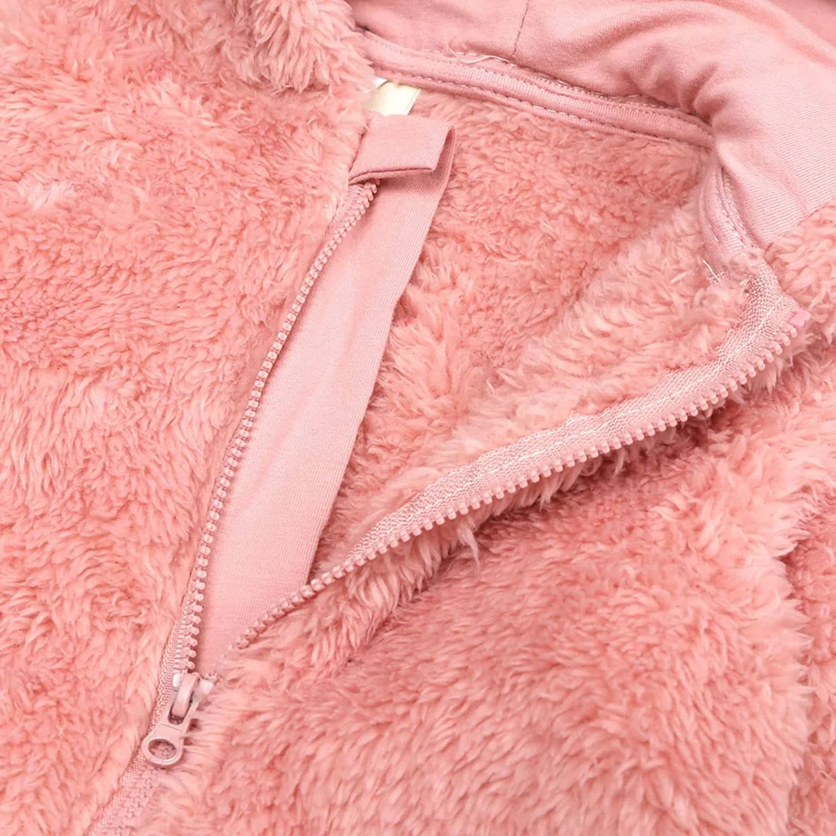 Mono de Lana para bebé recién, Mono Bebe Invierno, Mameluco Bebe con Capucha, Ropa de Abrigo para Niñas Niños con Cremallera, Buzo Bebé Invierno Polar 0-12 Meses