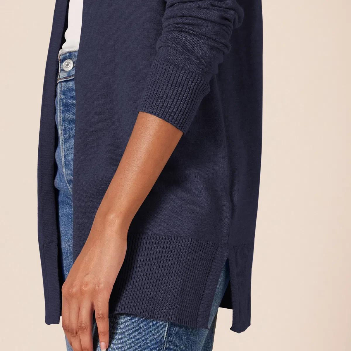 Amazon Essentials Mujer Jersey Ligero Abierto por Delante (Disponible en Tallas Grandes)