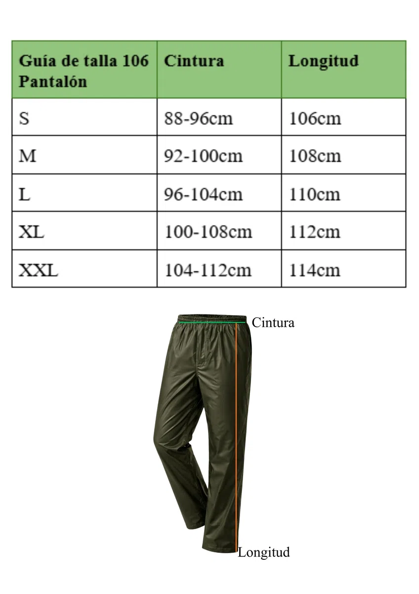 Traje Lluvia Impermeable Hombre Chaqueta Capucha Pantalon Conjunto Antilluvia Moto Trabajo Pesca Senderismo Ciclismo Exterior Resistente Agua Ligero Transpirable Ajuste Comodo Proteccion Serie 105
