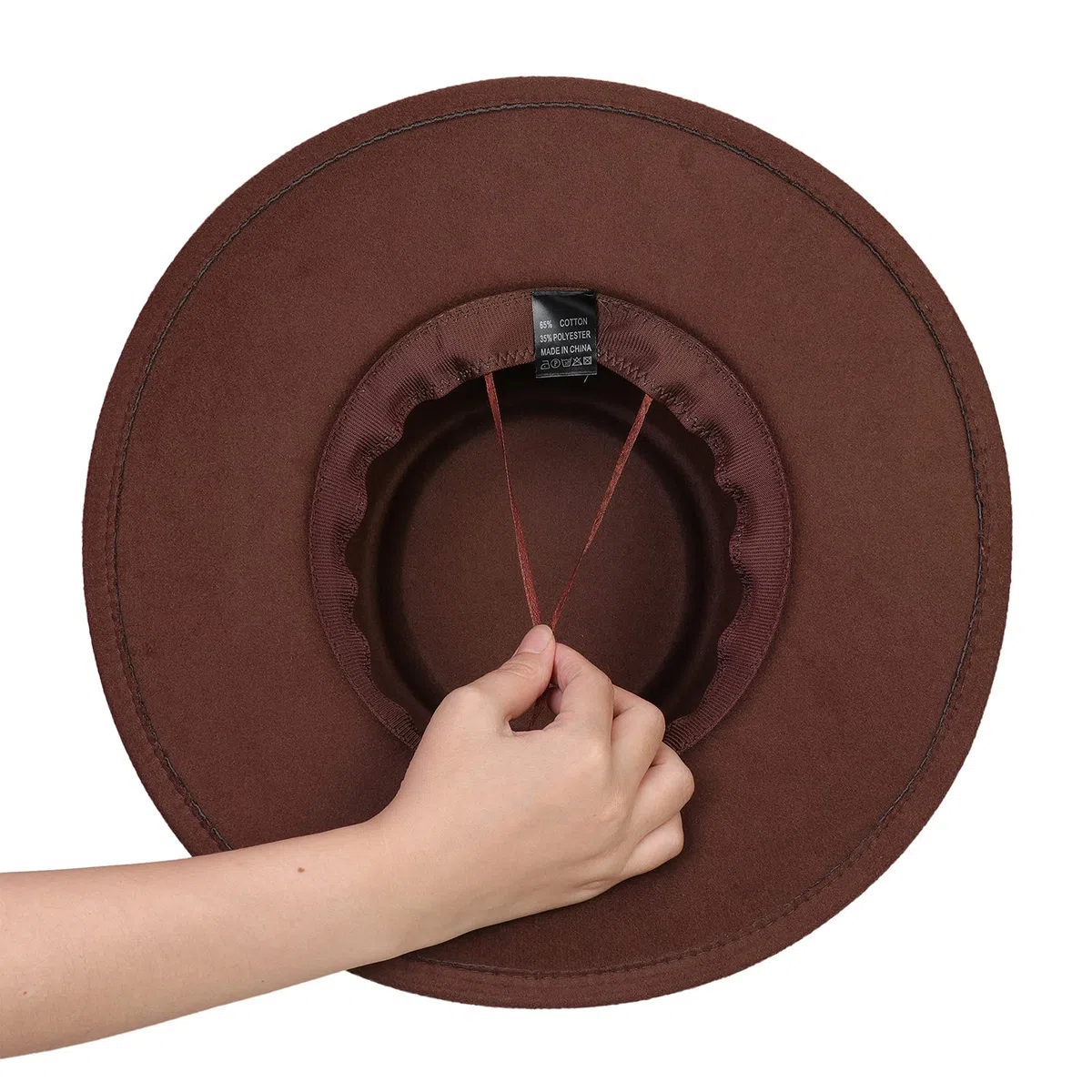 Sombrero de ala ancha vintage Fedora Floppy Sun - Fieltro de lana Playa Princesa Cloche Derby Bowler Iglesia Fiesta Bucket Sombreros