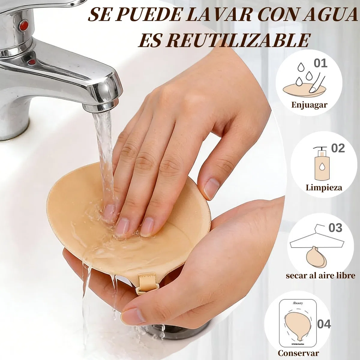 Dresmannst Sujetador Push Up sin Tirantes con 4 Pezoneras Adhesivas Invisibles para Espalda Descubierta Invisible Adhesivo Sticky Bra al Aire Pecho, Fácil de Limpiar, Discreto y Cómodo