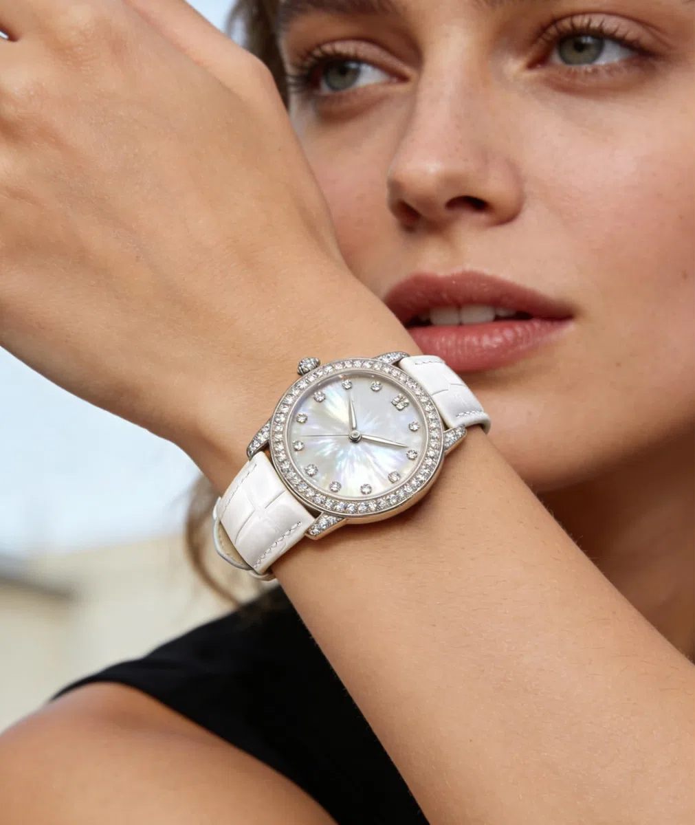 BINLUN Correa de Reloj de Cuero 10MM-24MM Diseño Cocodrilo Aligátor Liberación Rápida Correas de Repuesto para Smartwatch Hombre Mujer
