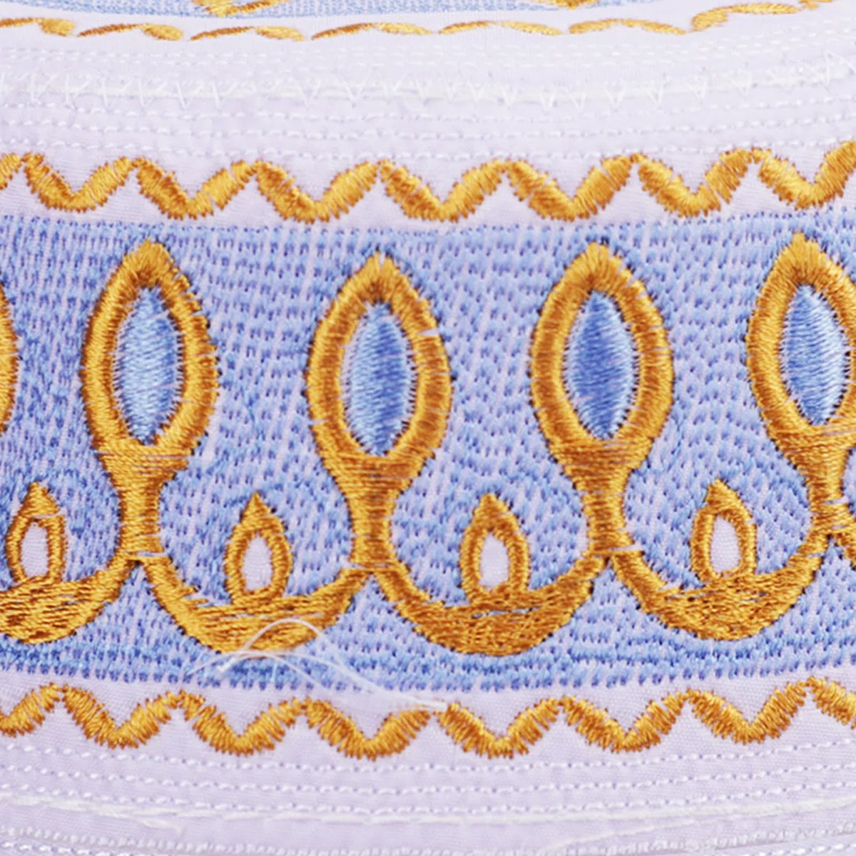 Sombrero de oración musulmán para niños Kufi islámico redondo bordado gorra masculina turca Arabia Ramadán Bordado Cap Atmable Bordado Arabia Saudita Beanie Sombrero para el sol para niños y