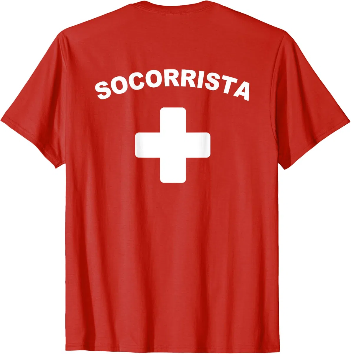 Camiseta Socorrista (Diseño Detrás) Trabajar Playa Socorro Camiseta