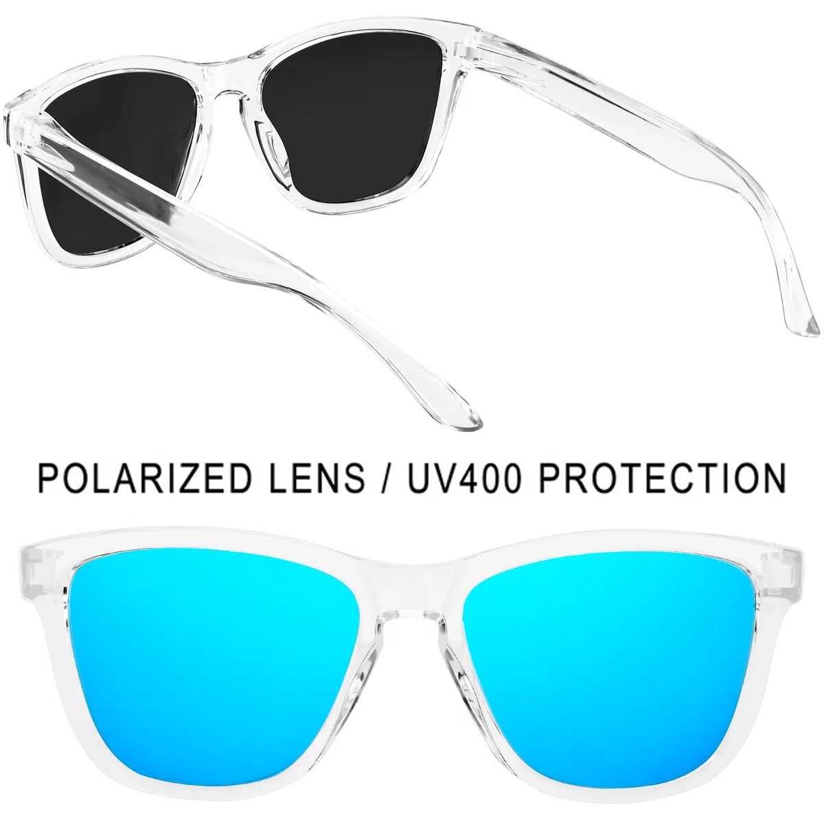 Joopin Polarizadas Gafas de Sol Hombre y Mujer Cuadradas Estilo Clásico de Moda para Conducir Playa Viaje