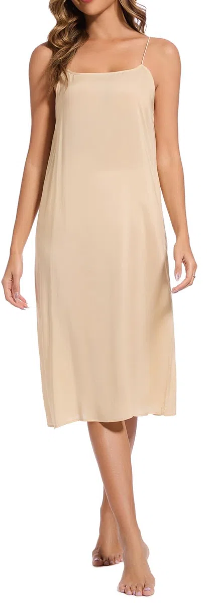 Camisolas de algodón 100 % para mujer, vestido largo debajo del vestido, enaguas, camisolas, negligees, faldas
