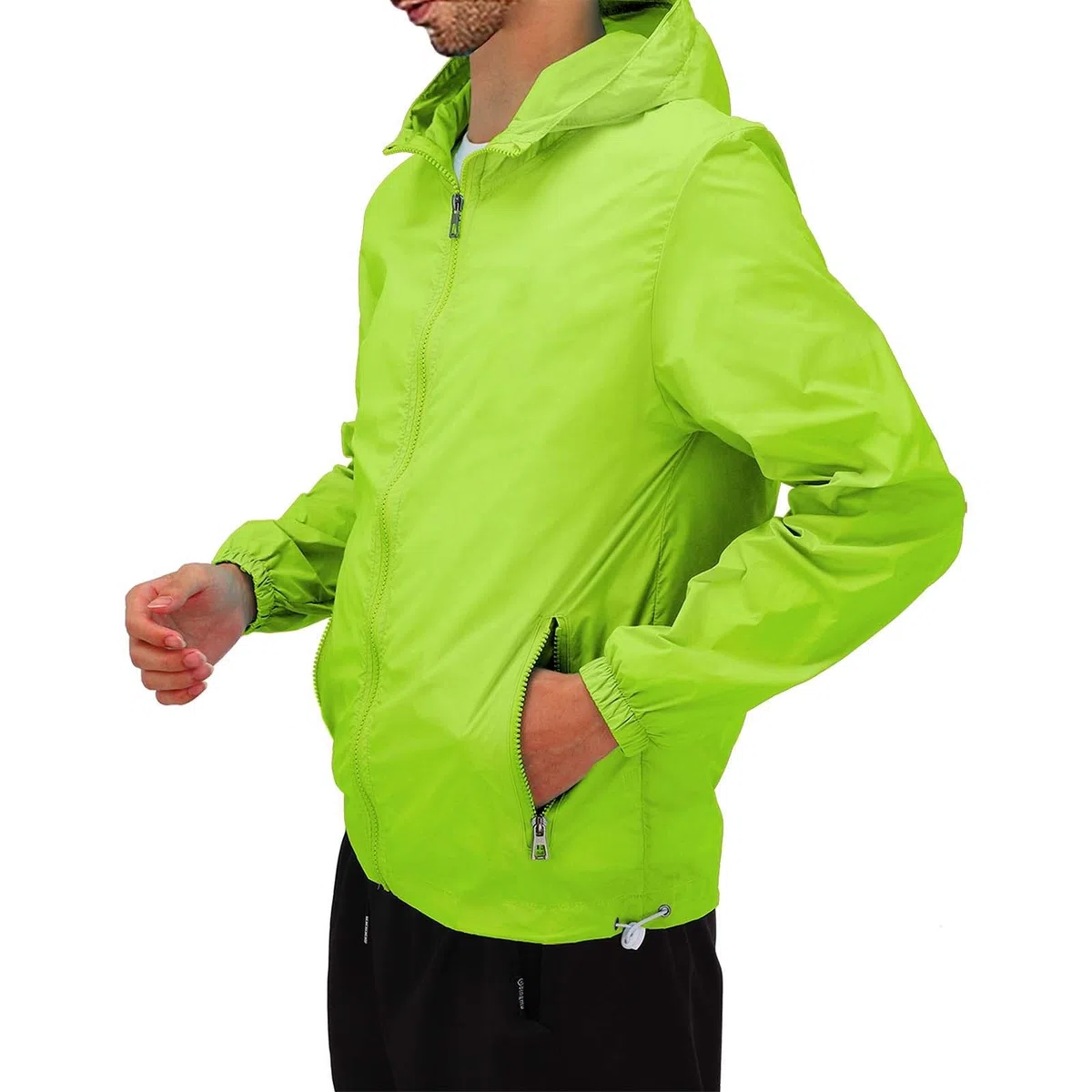 Chaqueta para correr para mujer, reflectante, para adultos, exterior, equitación por carretera, montañismo, ropa, ropa solar, cortavientos para mujer (verde-c, XL), Verde-c, XL