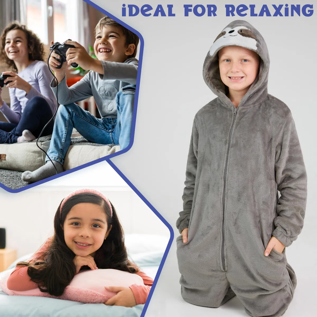 CityComfort Pijamas de Una Pieza Niño Niña 4-14 Años