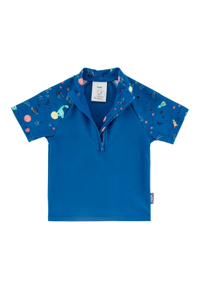 Sterntaler Badeshirt Kurzarm Weltraum Juego de Camisa para Nadar Bebé-Niños