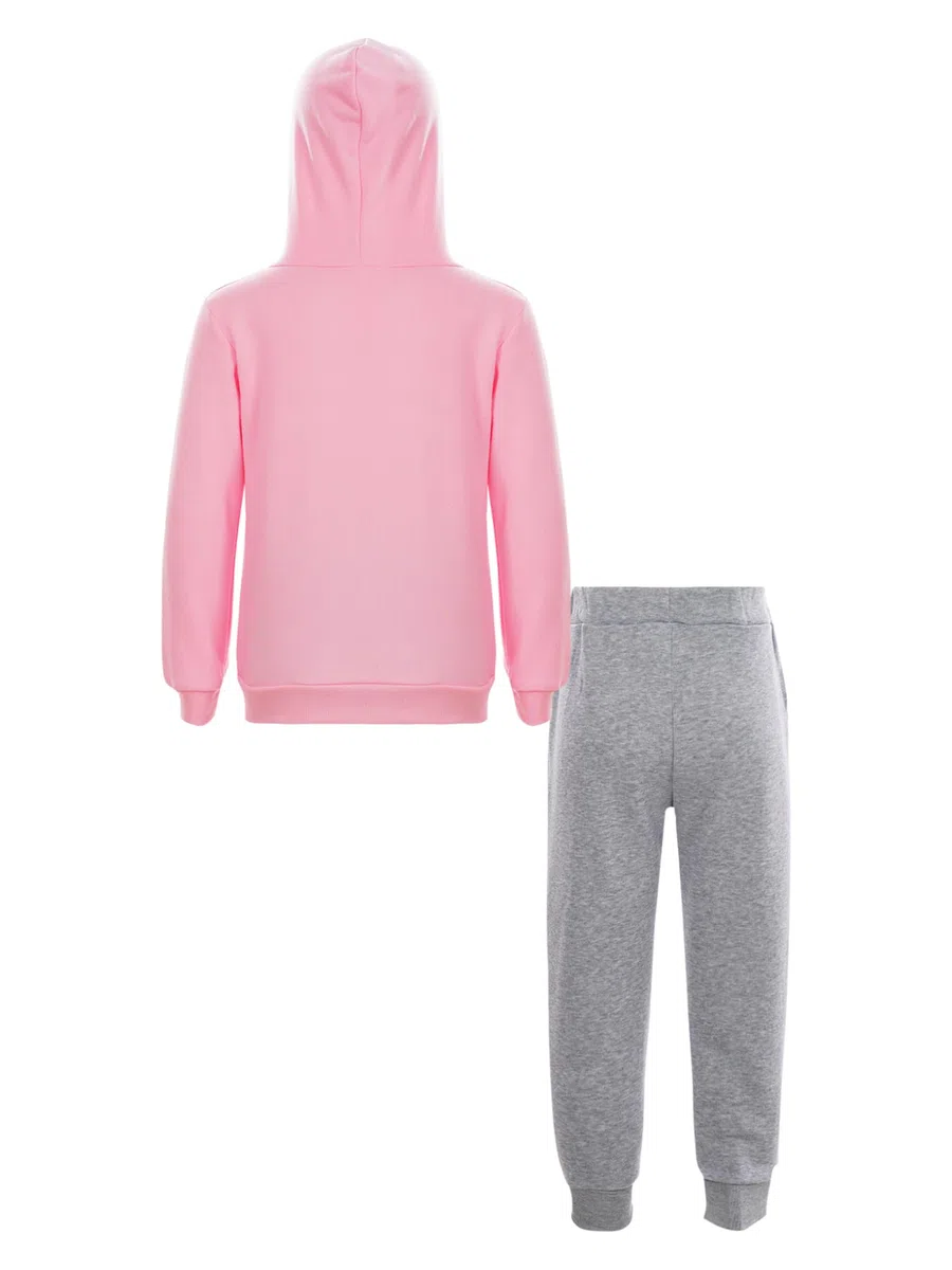 Conjunto de Dos Piezas Unisex Niño Niñas Invierno Otoño Hoodie Sudadera Sweatshirt y Pantalones de chándal Running Jogger Correr Pants
