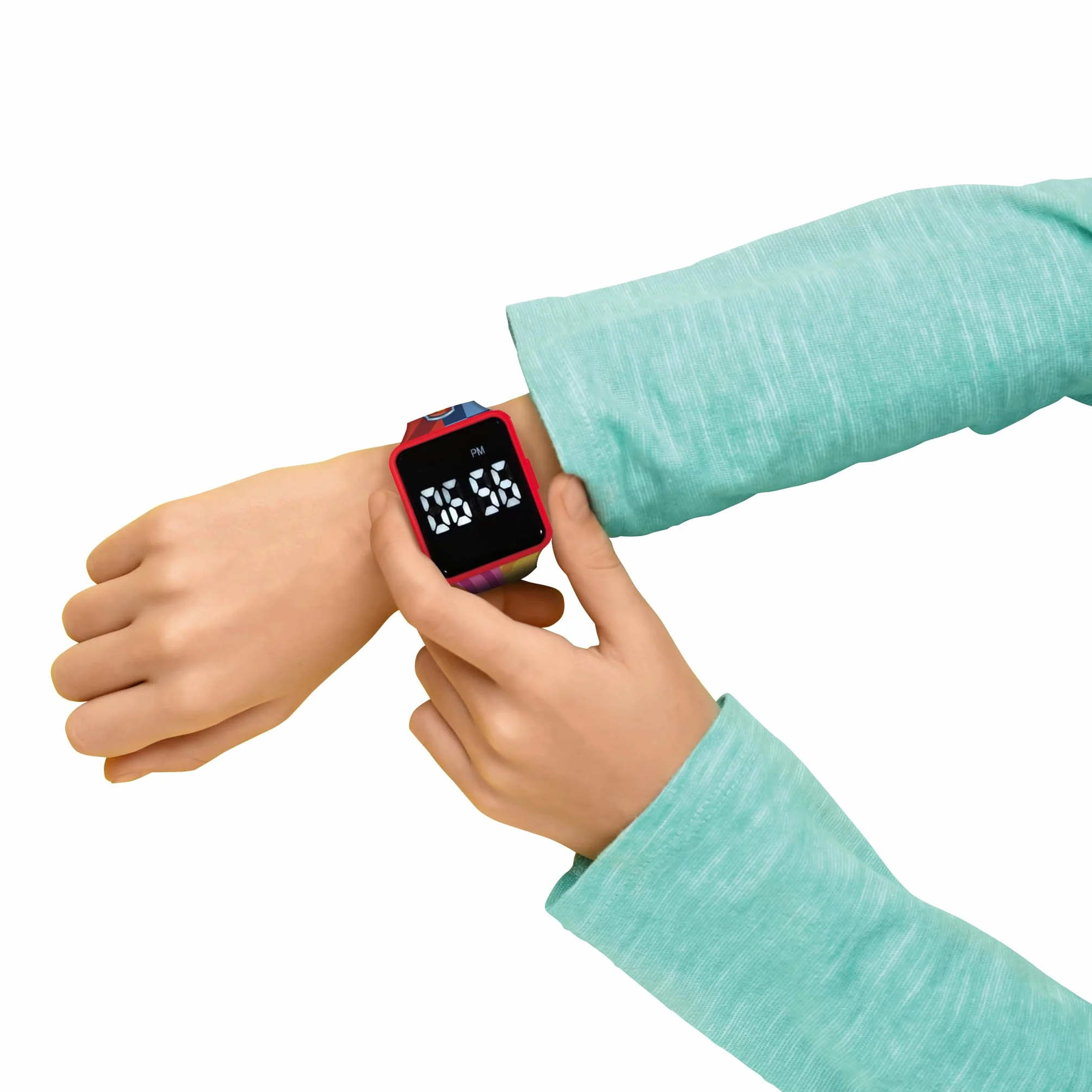 LEXIBOOK, Reloj Digital con visualización de 12/24 Horas, Disponible en Varios Personajes y Colores, DMW060-series