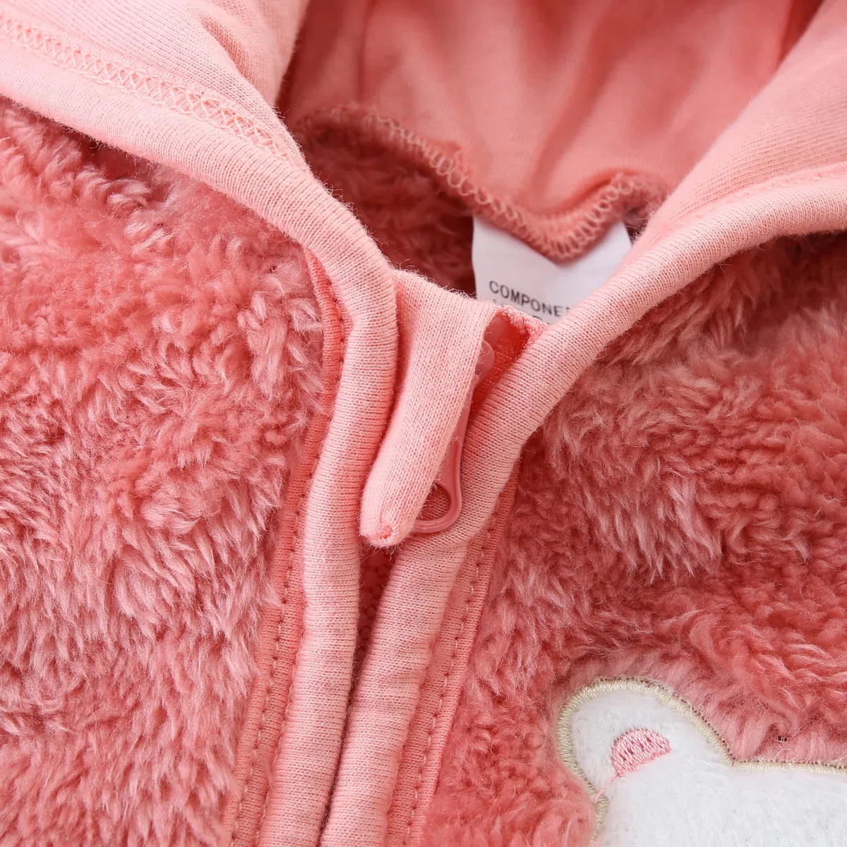 Mono de Lana para bebé recién, Bebé Niños Niñas Mono Vellón Mameluco Bebe con Capucha, Nacido Ropa de Dormir con Orejas para Niñas Niños, Buzo recién Invierno Polar 0-12 Meses