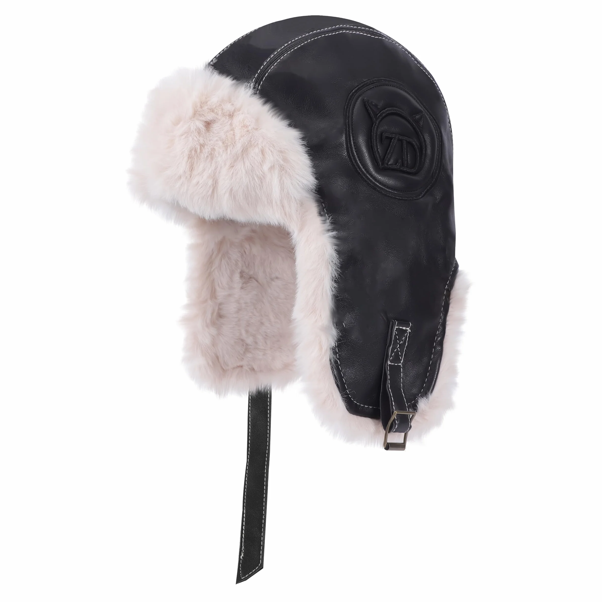 Sombrero de Cazador con Orejeras, Gorra de Piloto, Gorro Cálido, Sombrero de Soldado, Prueba de Frío, Gorro de Esquí de Invierno, Solapa para Las Orejass