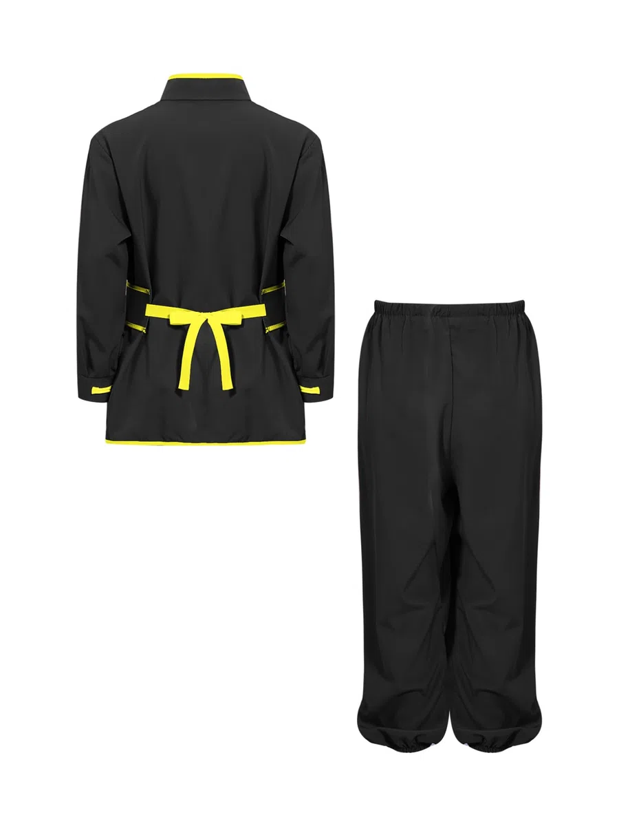 Artes Marciales Ropa Niños Conjuntos Estudiante Niños Chino Tradicional Tai Chi Wushu Trajes Ejercicio Uniformes Kung Fu Niñas 3-16 Años
