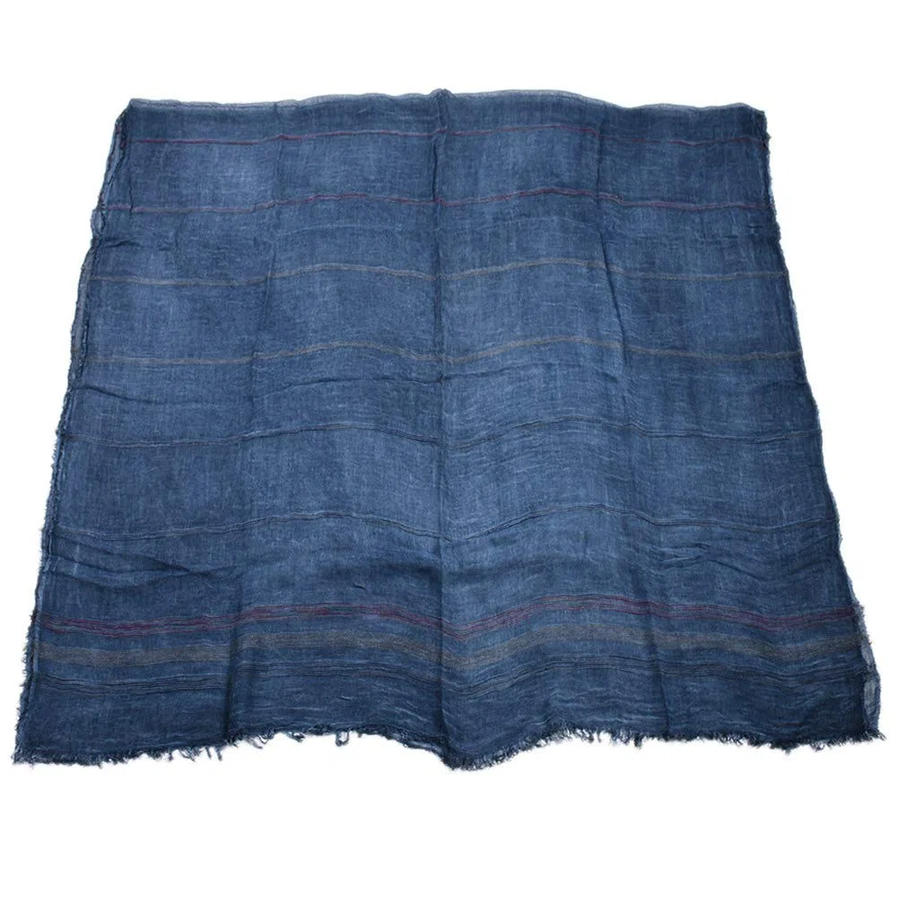 Bufanda Hombres Otoño e Invierno Cálida Bufanda Clásico Largo Algodón y Lino Suaves Braga Cuello Moda Pañuelo de Cuello de Rayas
