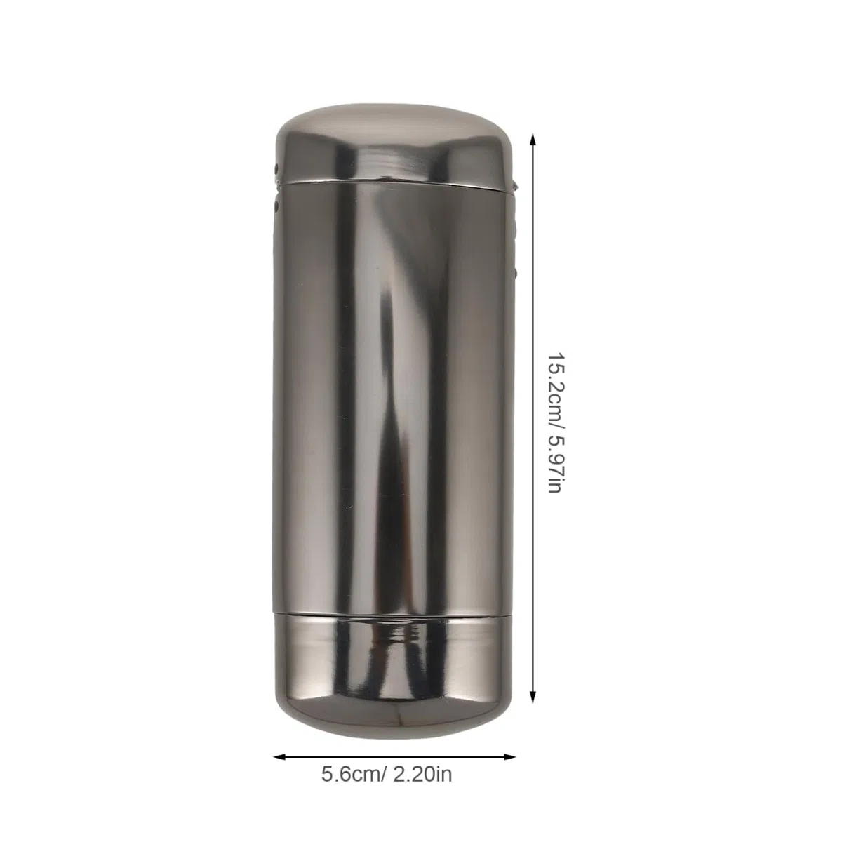 CALLARON Estuche De Anteojos Estuche Rígido Para Gafas De Sol Ultrasónico Auto Delgado Espectáculo Bolsas Hombres Estuche Rígido Para Anteojos Visera Caparazón Protector En Silver Aluminio