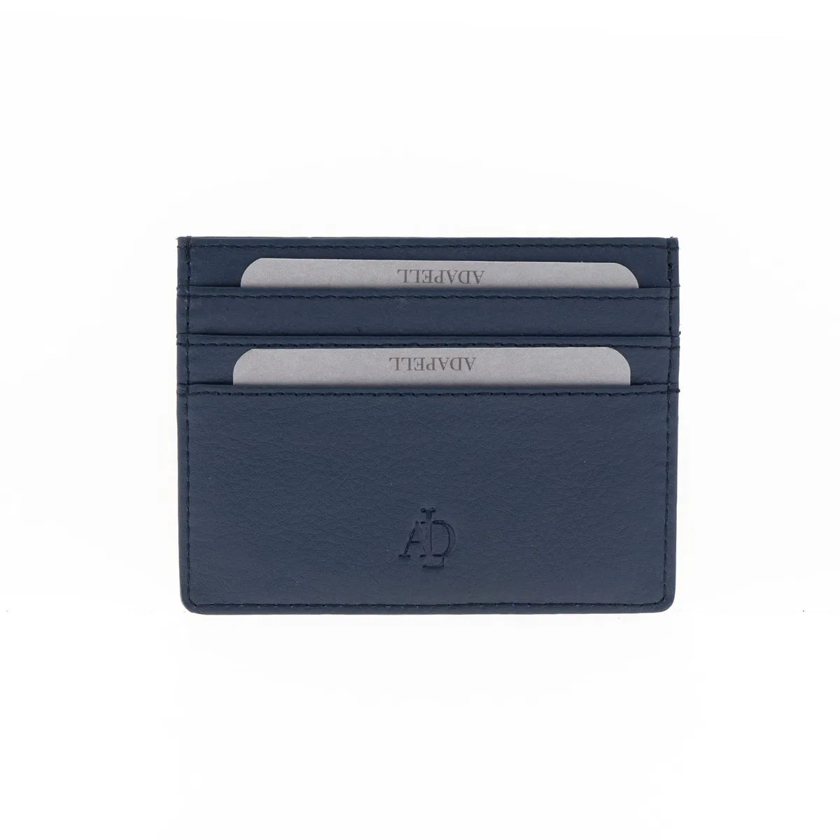 Tarjetero - Tarjetero Cuero - Tarjetero pequeño – Tarjetero Piel auténtica - Tarjetero Unisex - Capacidad hasta 8 Tarjetas